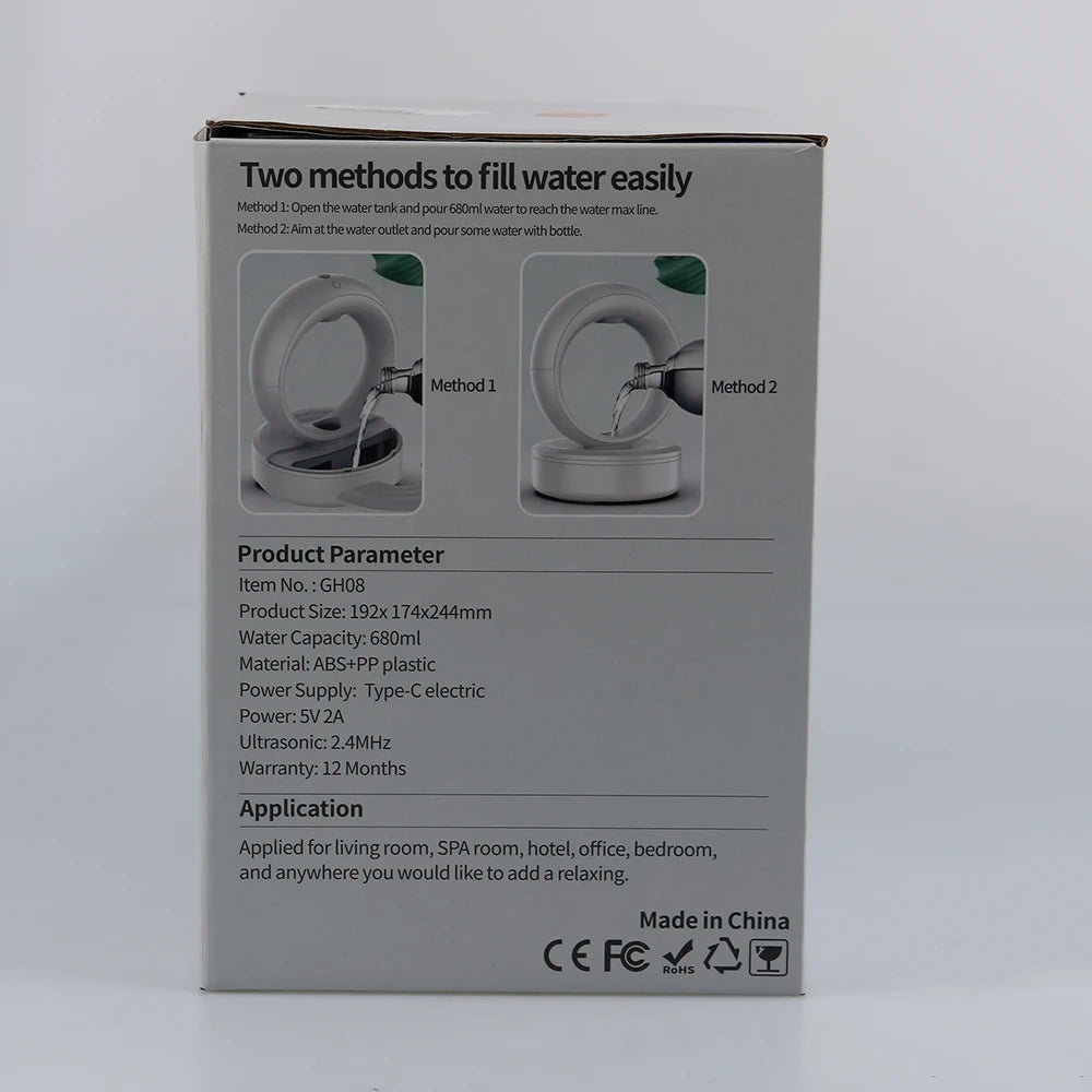 Anti Gravity Water Drop Mist Humidifier