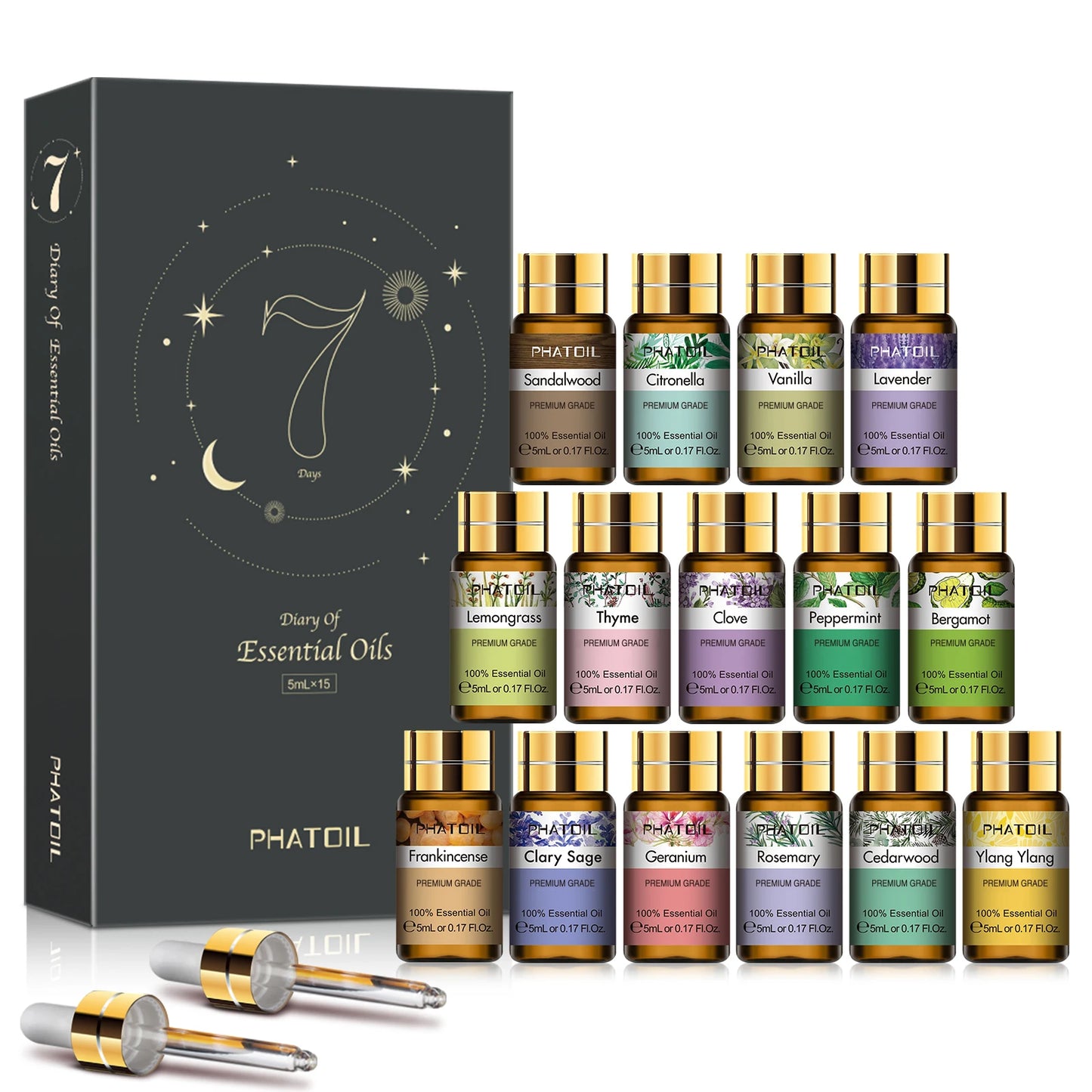 15 piece Essential Oils Set